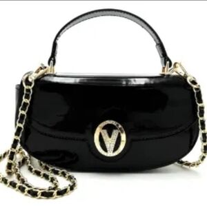 Valentino Orlandi Black and Gold Bag